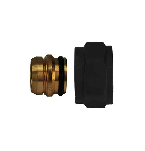 Riko adaptor eurokonus/knel mat zwart