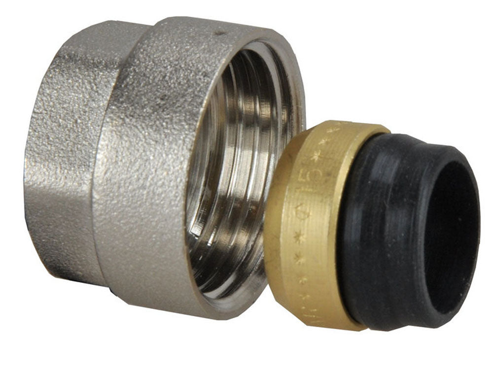Riko TR-91/A adaptor 3/4" Euro x 15 mm vernikkeld - productfoto