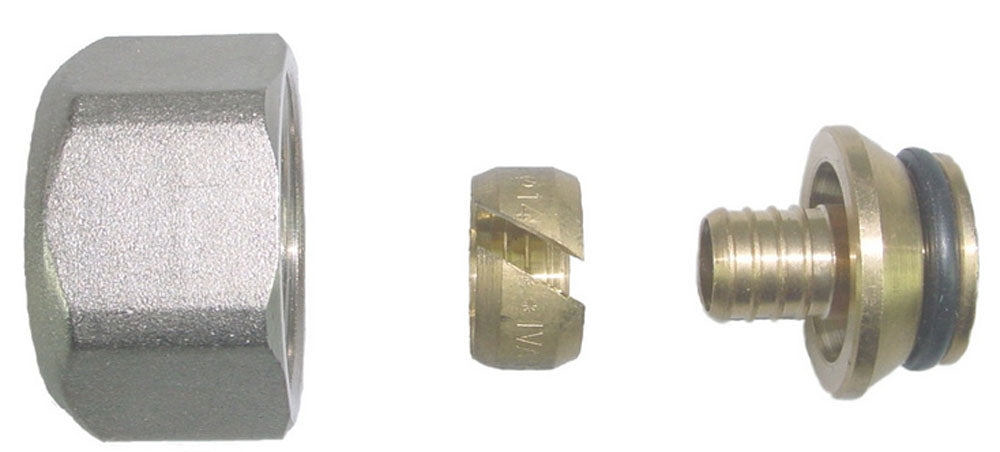 Riko TP-98 adaptors Euro vernikkeld 14 cm - productfoto