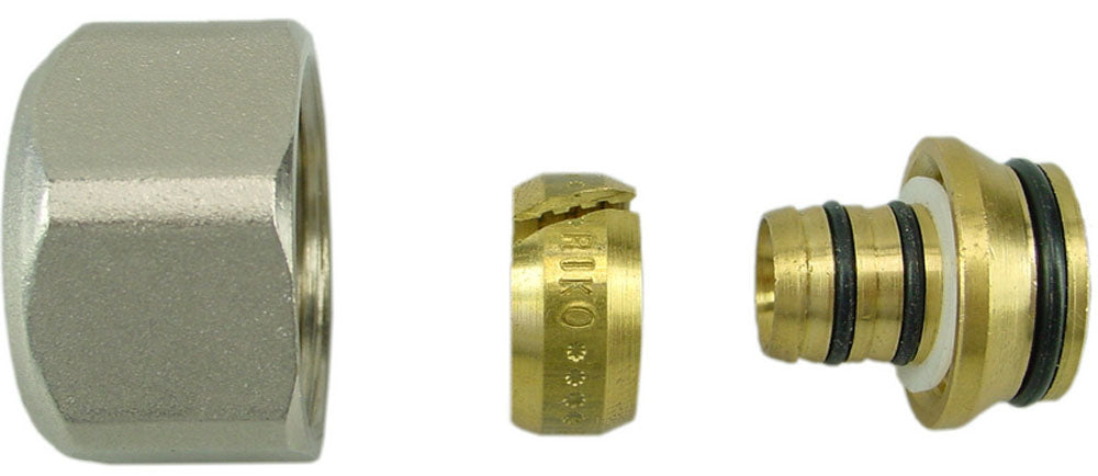 Riko TP-98 adaptors Euro vernikkeld 20 cm - productfoto