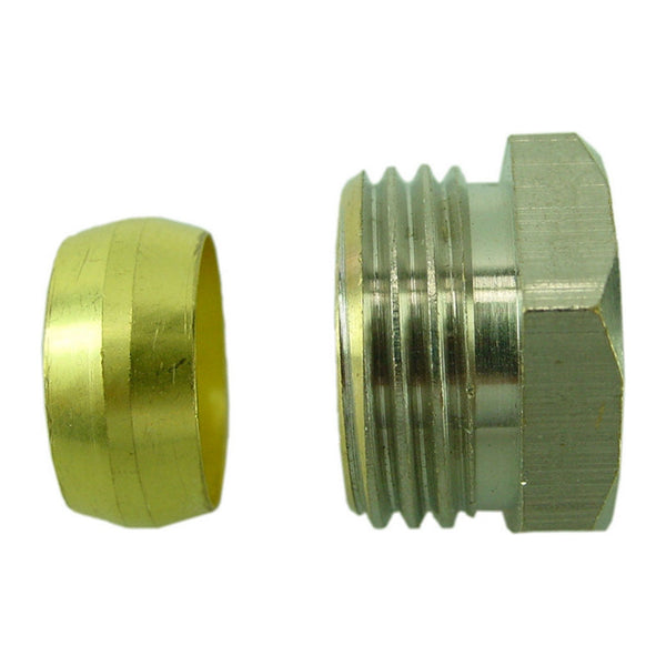 Riko knelset 1/2 × 15 mm vernikkeld