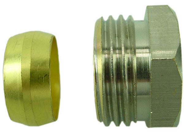 Riko knelset 1/2 × 15 mm vernikkeld