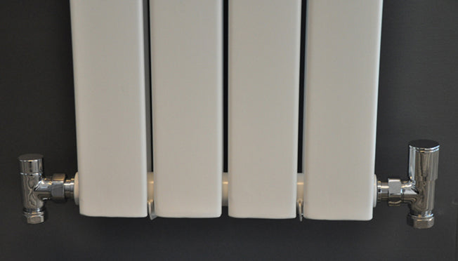Luxe Radiator aansluitset haaks chroom