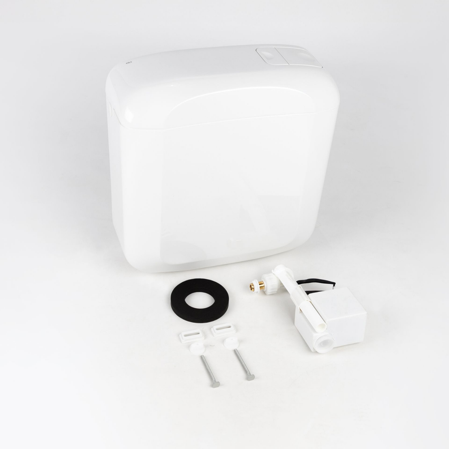 Aloni Saforo toiletreservoir – dubbele spoeling 3/6 L – waterbesparend – kunststof