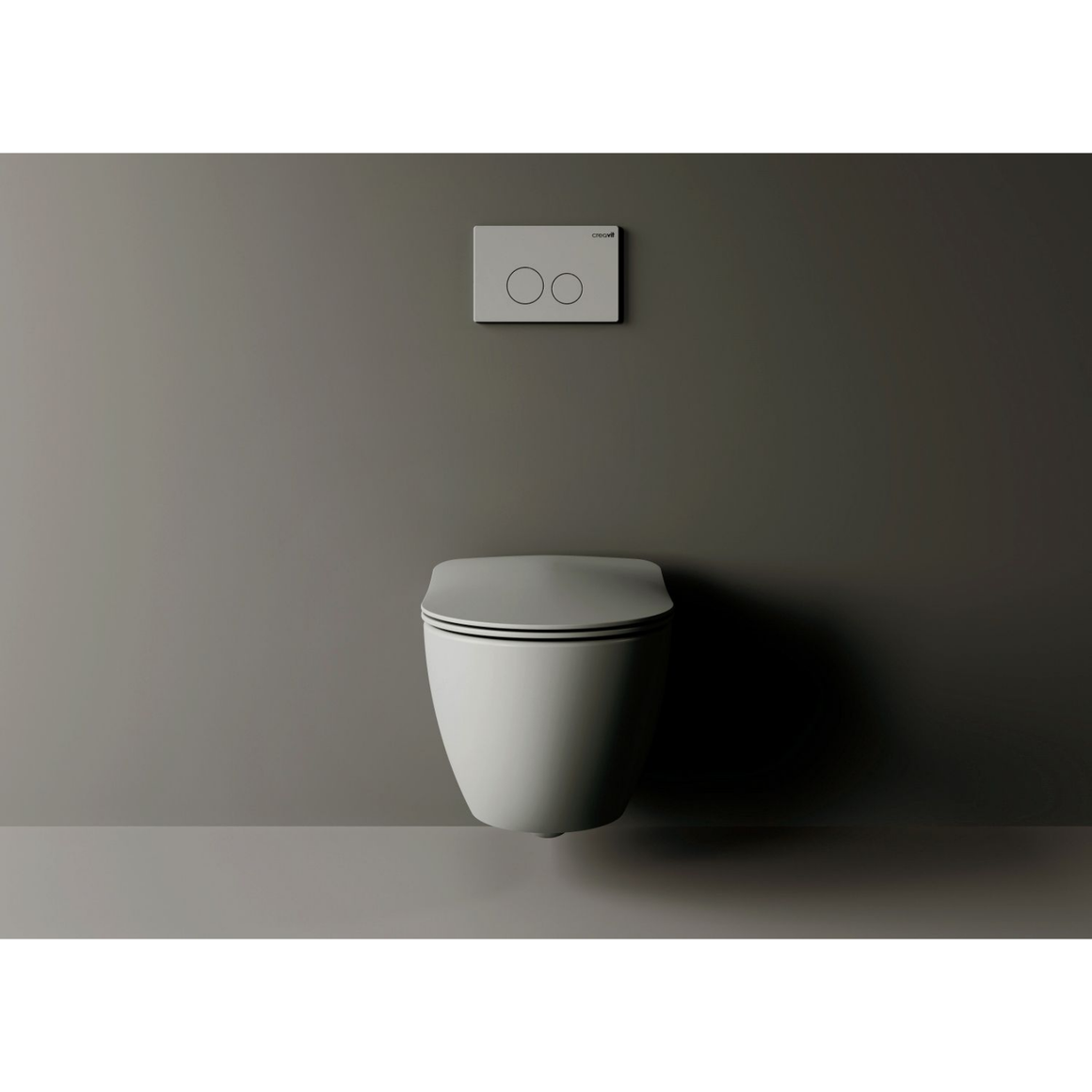 Creavit wc-zitting Duroplast – softclose & quick release – inox scharnieren