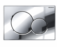 Geberit Sigma01 bedieningsplaat glans chroom