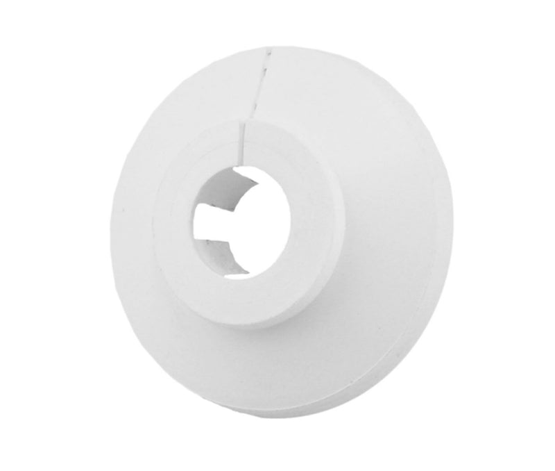 Riko klemrozet rond wit 12 mm - productfoto