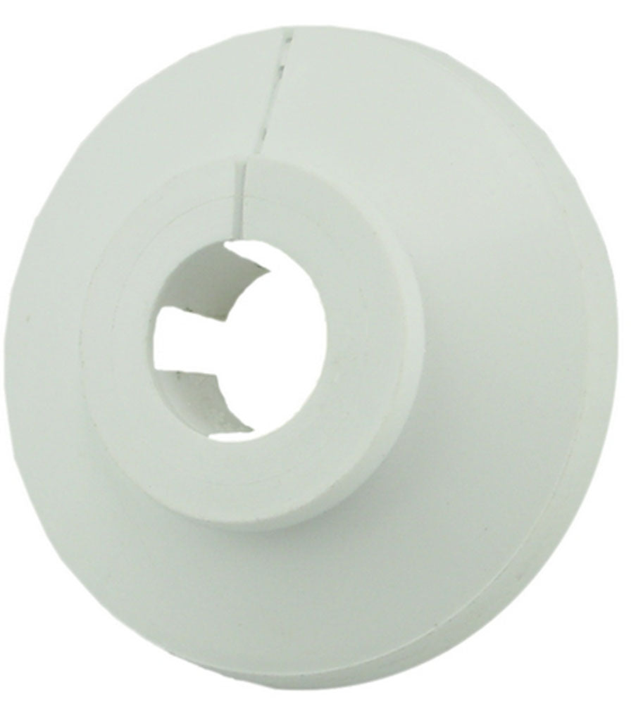 Riko klemrozet rond wit 15 mm - productfoto