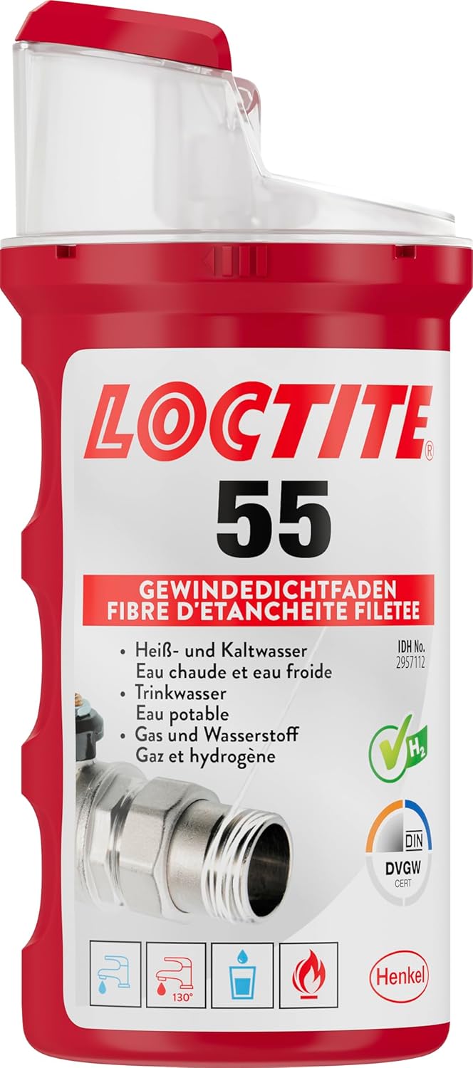 Loctite 55 schroefdraad afdichtingskoord 160 meter - sfeerbeeld