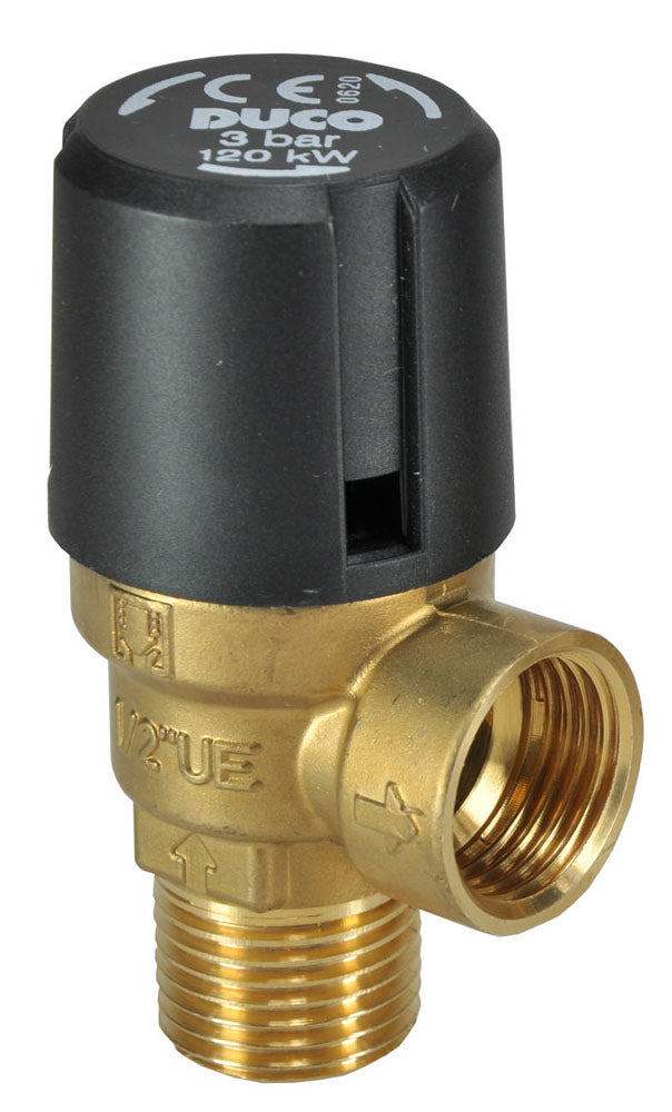 Riko Duco veiligheidsventiel 1/2" bu 3 bar - productfoto