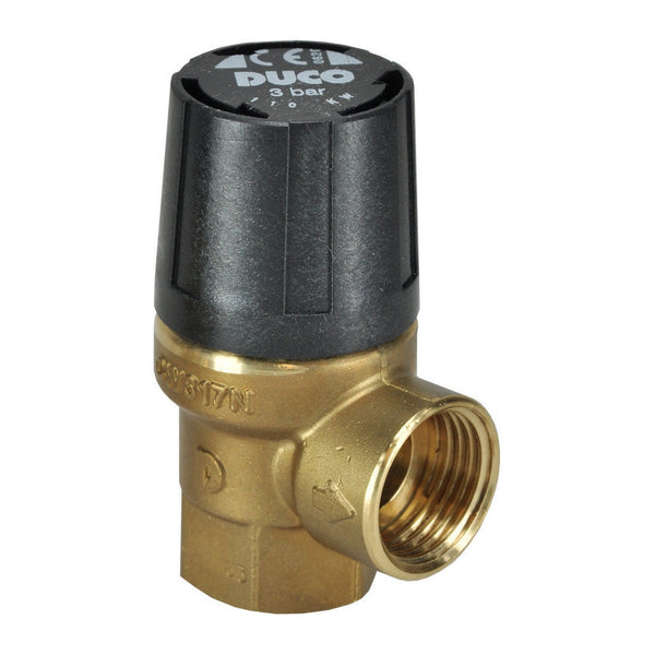 Riko Duco veiligheidsventiel 1/2" bi 3 bar