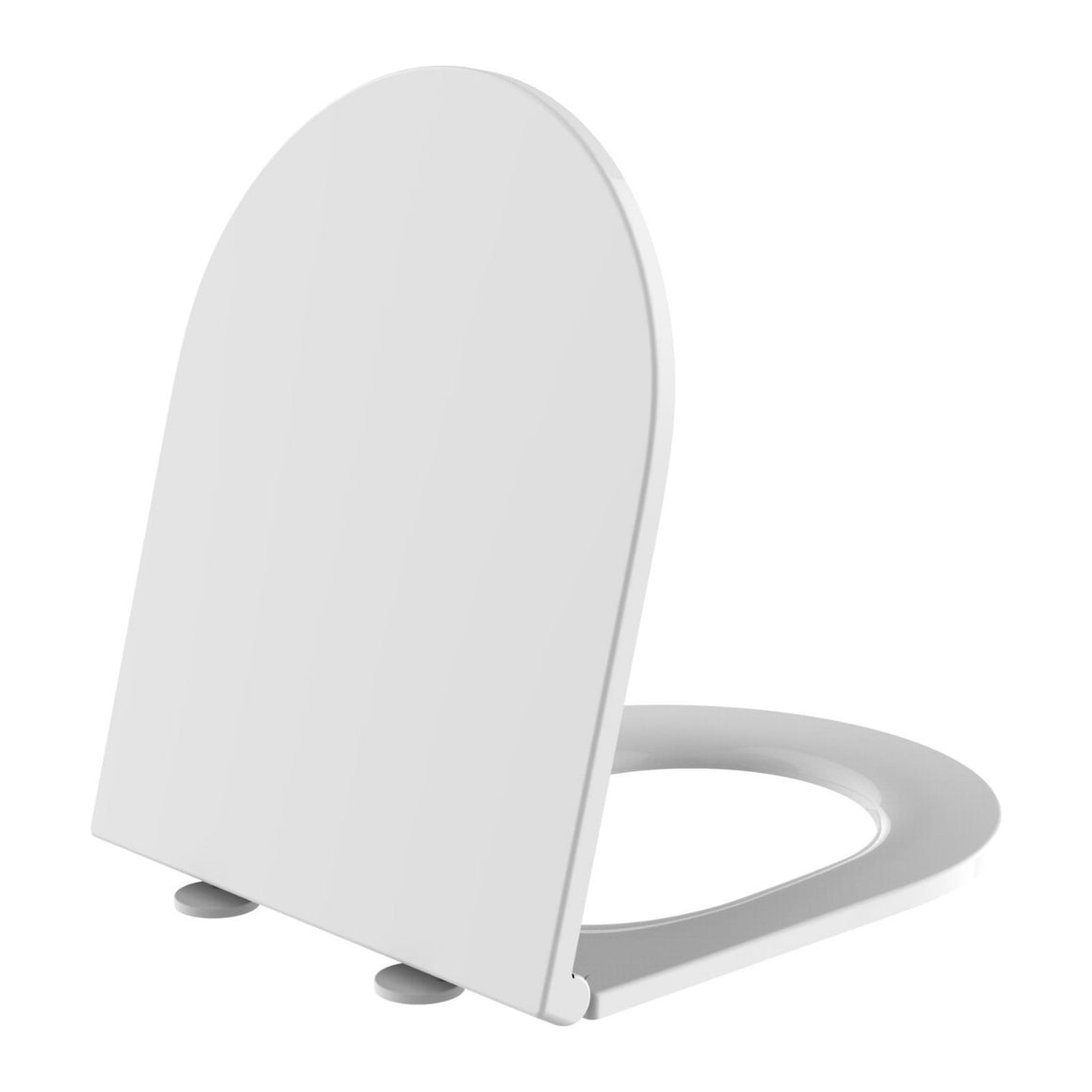 Aloni Premium wc-zitting – slim design – softclose – quick release – topfix – duroplast – RVS scharnieren