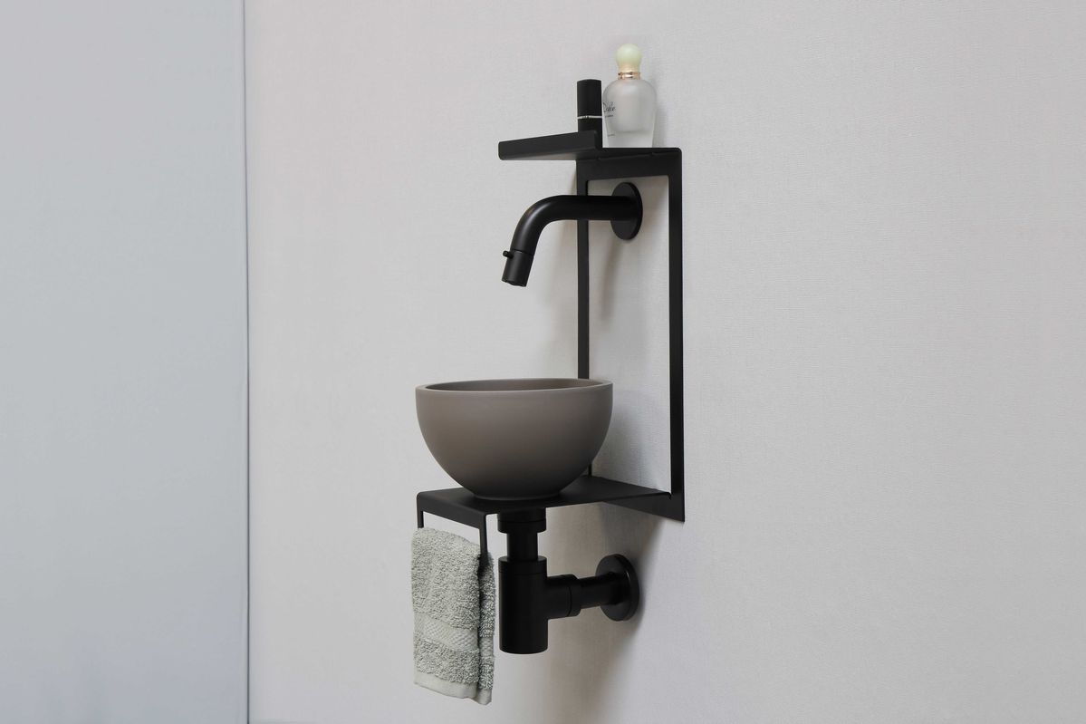 Opbouw waskom quartz rond INK