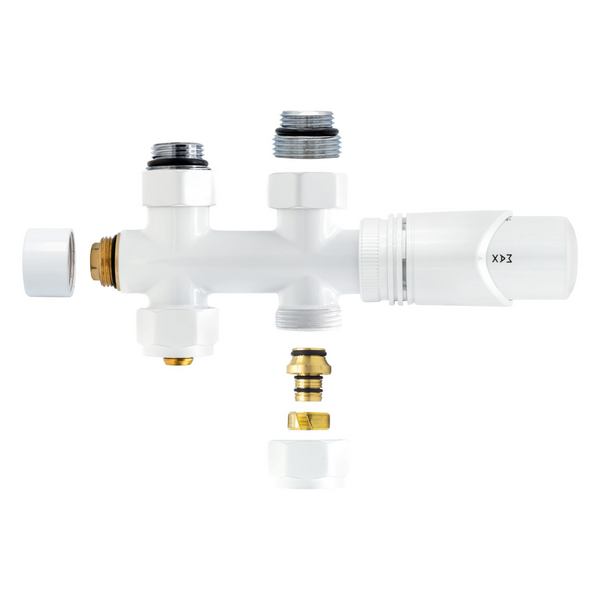 BELRAD Thermostatische Radiatorkraan – Middenaansluiting – Recht – M30 x 16/2