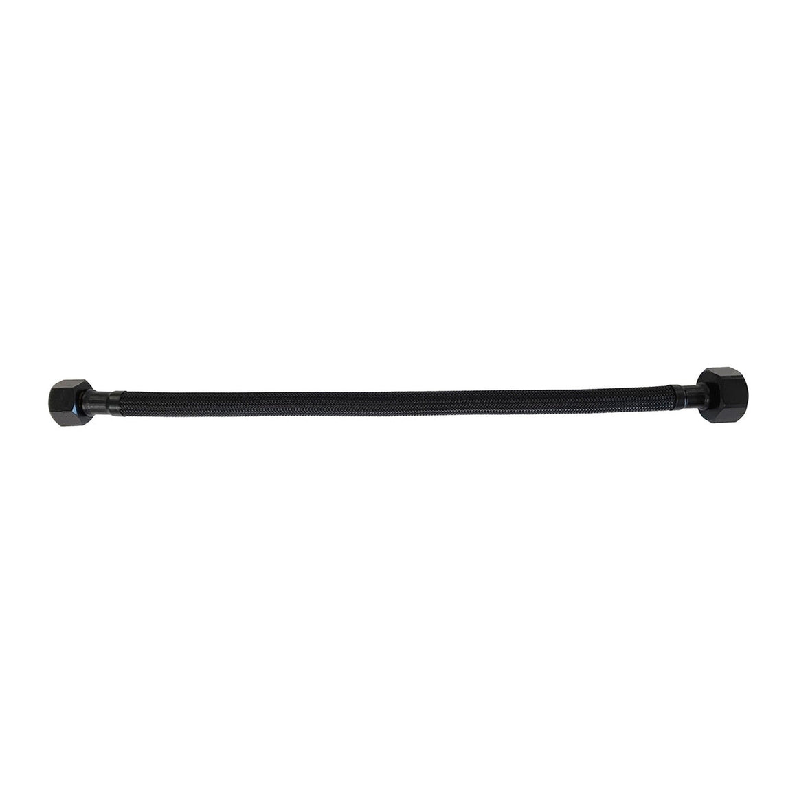 Xellanz Flexibele aansluitslang nylon 1/2" x 3/8" 30 cm mat zwart - productfoto