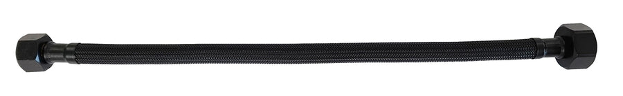 Xellanz Flexibele aansluitslang nylon 1/2" x 3/8" 30 cm mat zwart - productfoto