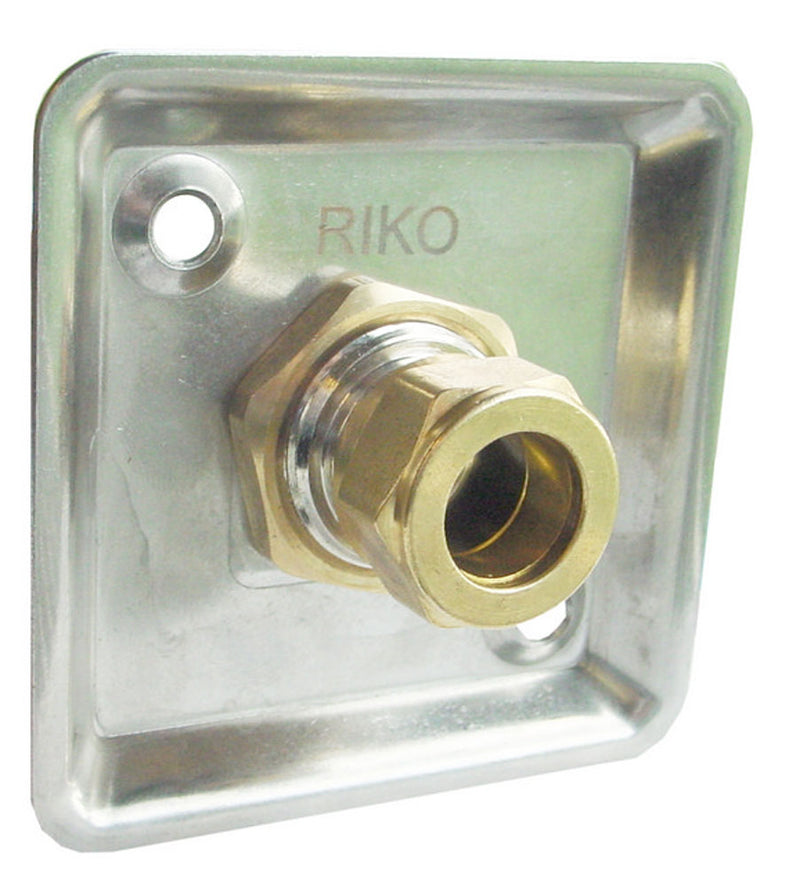 Riko gevelplaat 1/2" x 15 mm chroom - productfoto