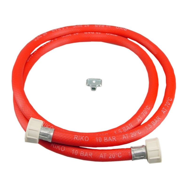 Riko Vulslangset rood 3/4" wartels recht 150 cm - productfoto