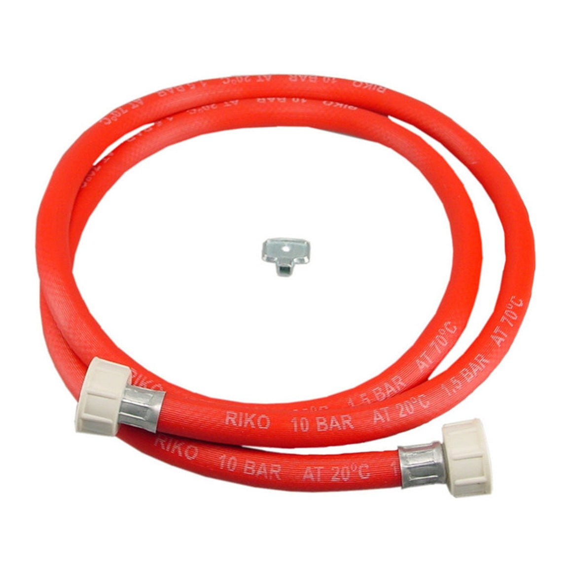 Riko Vulslangset rood 3/4" wartels recht 350 cm - productfoto