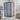 MARANI COMPLETE DOUCHECABINE MET SCHUIFDEUR - OMKEERBAAR - 120X225X90 CM - MAT ZWART- GRIJS ROOKGLAS