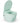Isvea Sentimenti Neo hangtoilet met bidet muntgroen productfoto open bril #variant_57406644584772