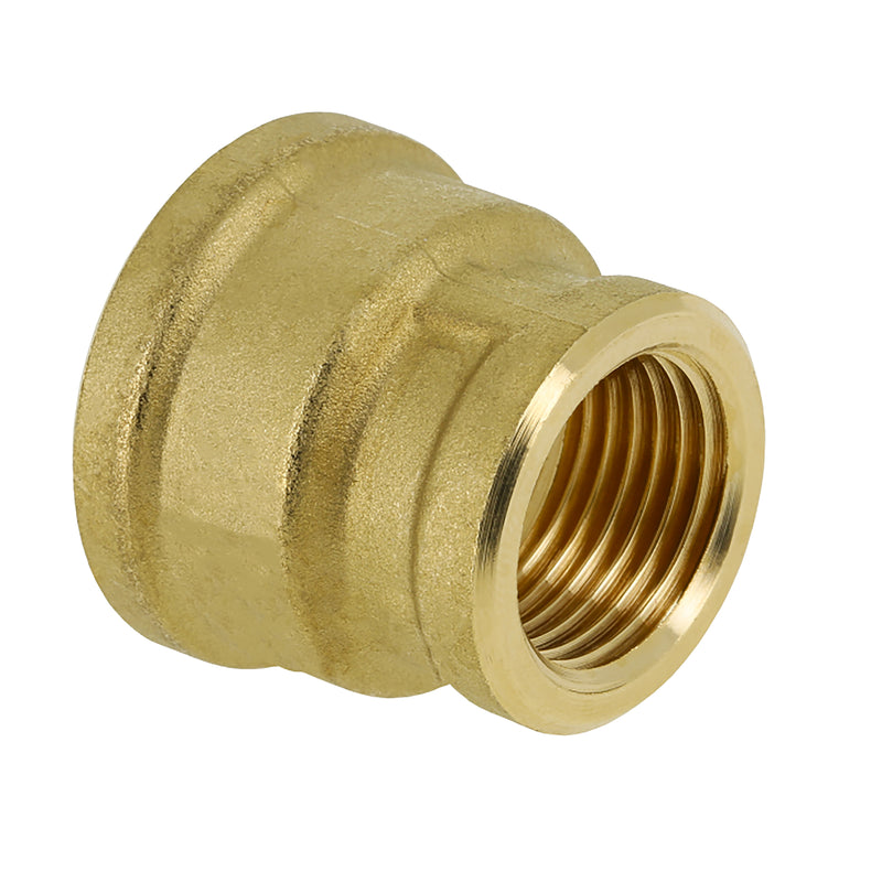 Riko draadfitting verloopsok messing 3/8" - productfoto