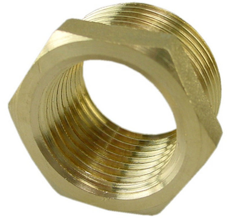 Riko gasdraad verloopring messing buiten- x binnendraad 3/8" - productfoto
