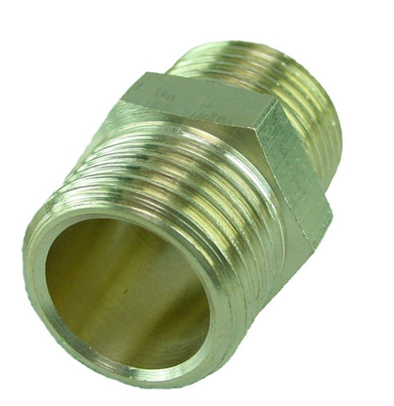 Riko gasdraad dubbele nippel buitendraad 1/4" - productfoto
