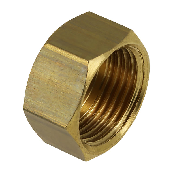 Riko draadfitting dop messing 1" bi
