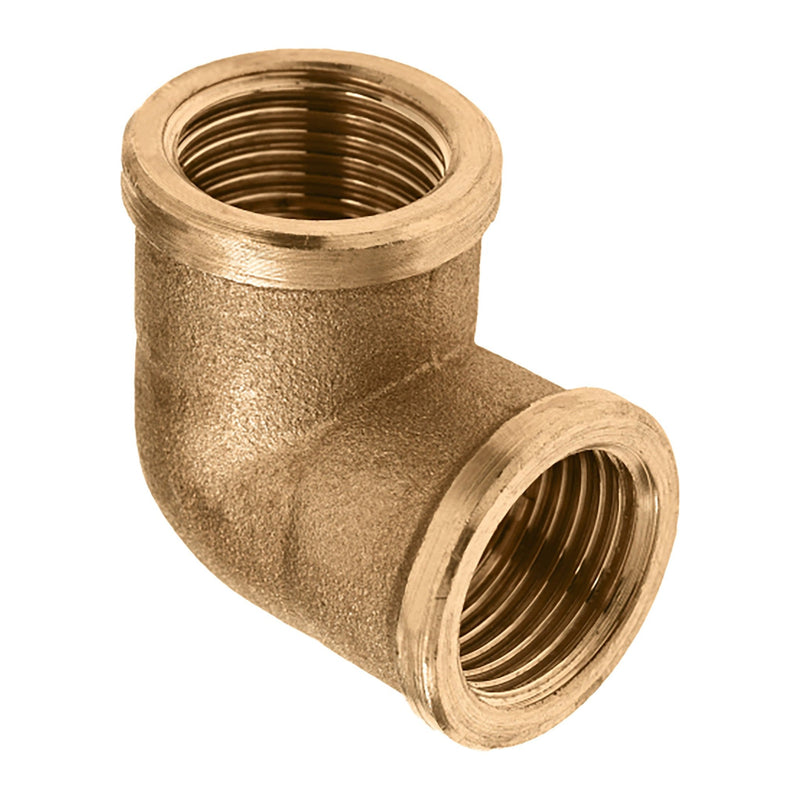 Riko draadfitting kniekoppeling messing binnendraad 3/8" - productfoto