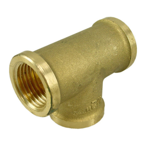 Riko gasdraadfitting T-stuk 1/2" binnendraad