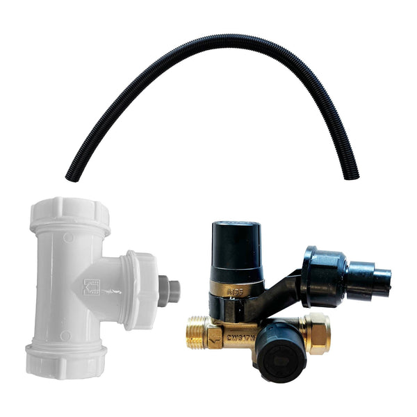 Riko Pentec inlaatcombinatie 15 mm met buis en teestuk