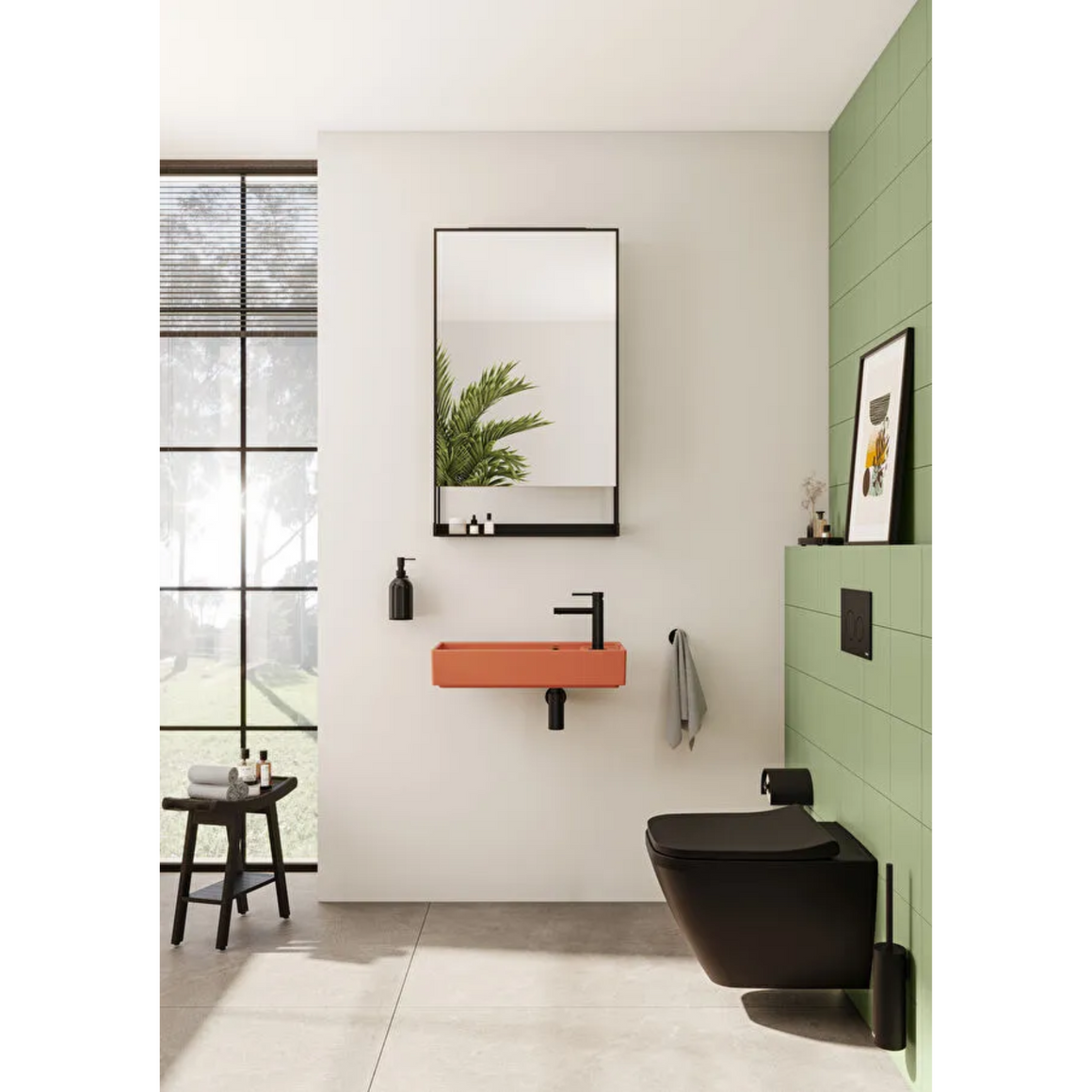 VitrA Integra Square Hangtoilet met Bidet – aansluiting voor externe stopkraan #variant_56365773816132