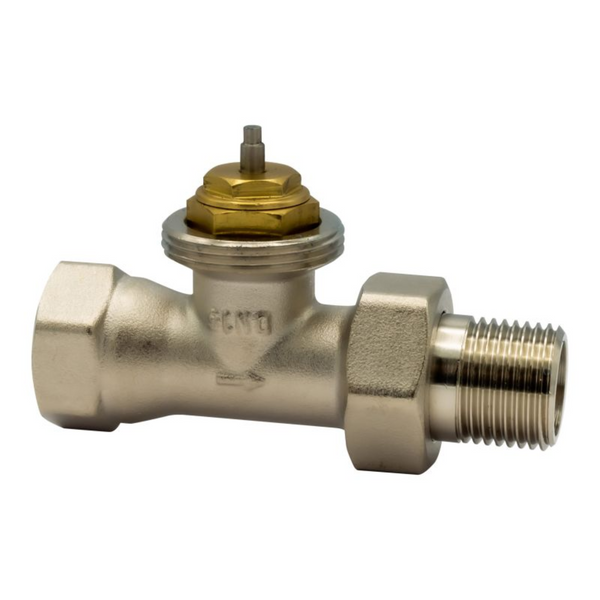 BELRAD radiatorkraan recht 1/2" MV