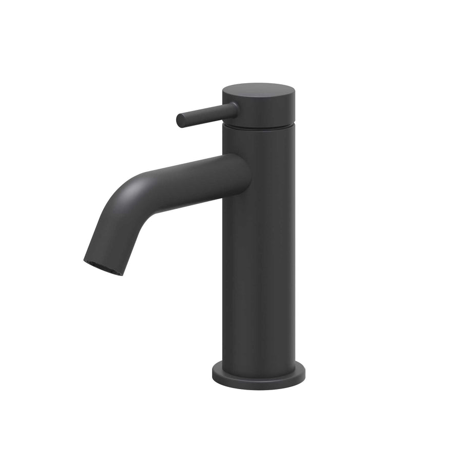 IVY Eenhendel wastafelmengkraan opbouw model S, coldstart, Mat zwart PED - productfoto - SKU 6100102