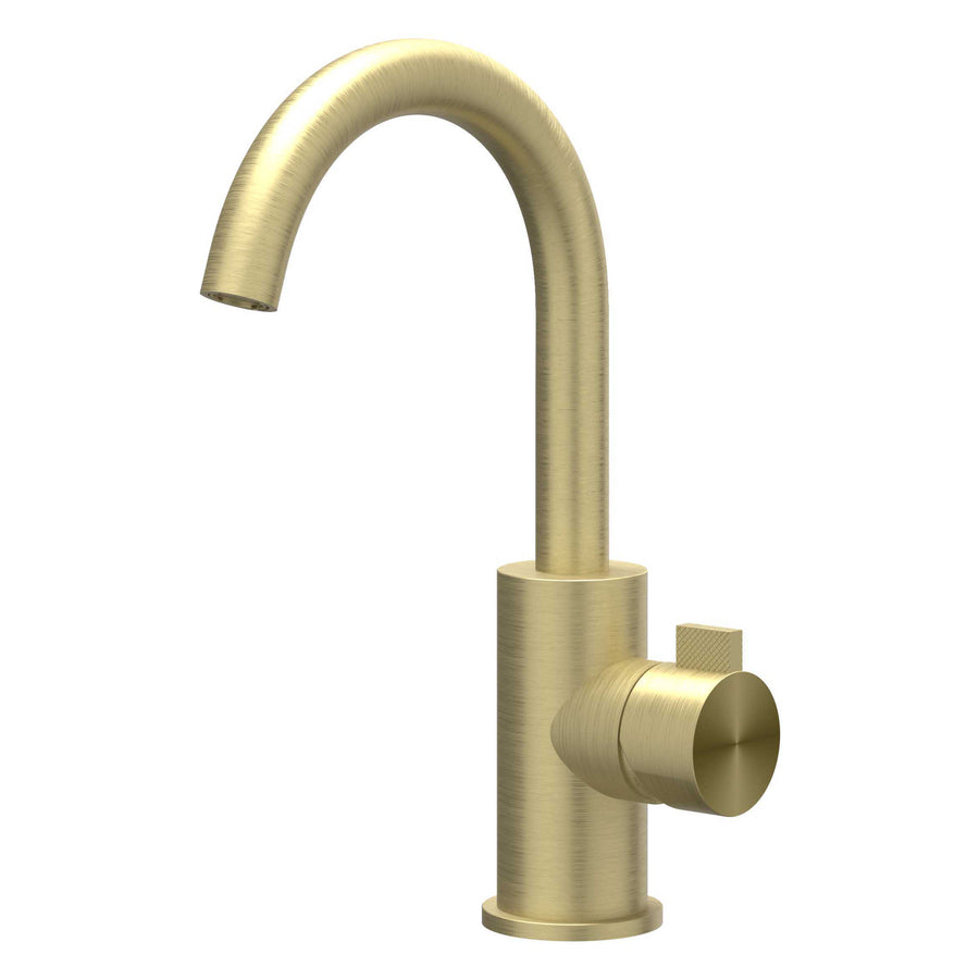 IVY Tribe wastafelmengkraan – RVS316 geborsteld mat goud PVD #kleur_rvs316-gebr-mat-goud-pvd