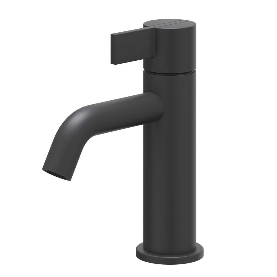 IVY Eenhendel wastafelmengkraan opbouw model S, coldstart, Mat zwart PED - productfoto - SKU 6101002