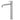 IVY Eenhendel wastafelmengkraan opbouw model L, coldstart, Chroom - productfoto - SKU 6101151
