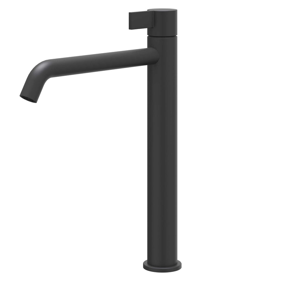 IVY Eenhendel wastafelmengkraan opbouw model L, coldstart, Mat zwart PED - productfoto - SKU 6101152