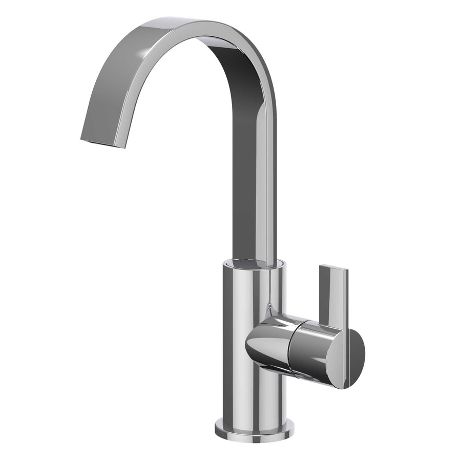 IVY Eenhendel wastafelmengkraan opbouw met draaibare cascade uitloop, coldstart, Chroom - productfoto - SKU 6101251