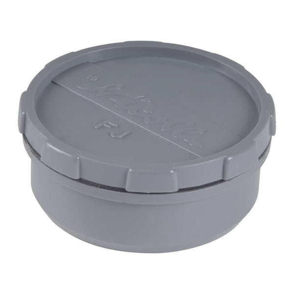 Nicolle HWA eindstuk met schroefdeksel 80 mm PVC