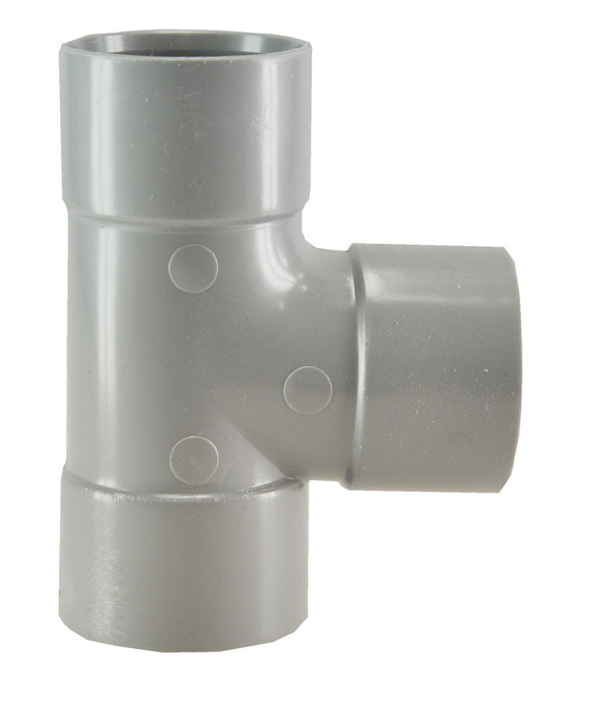 Nicolle/ Jimten/ Redi Nicolle/ Jimten/ Redi Nicolle t stuk mof pvc 75 mm 90 graden PVC - productfoto