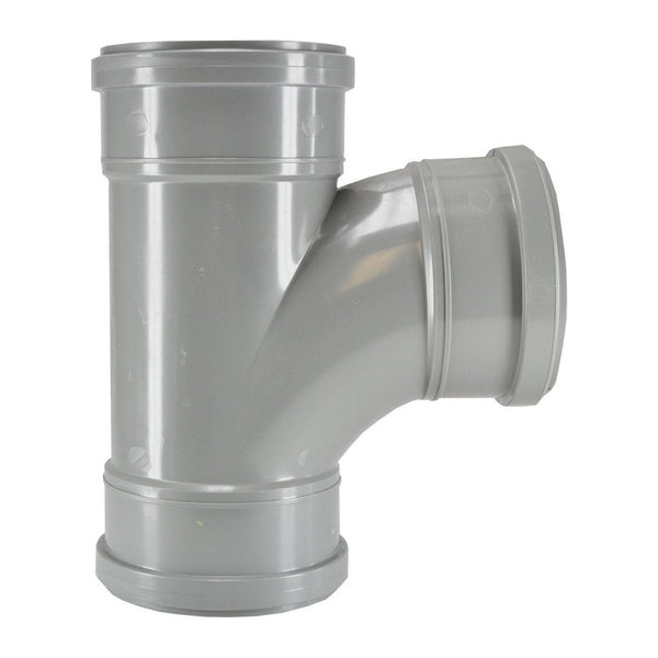 Nicolle T-stuk 3 x manchet 110 mm 90 graden PVC
