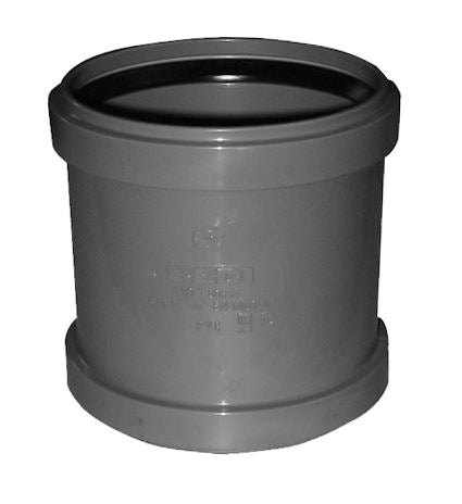 Nicolle overschuifmof dubbele manchet PVC 50 mm - productfoto