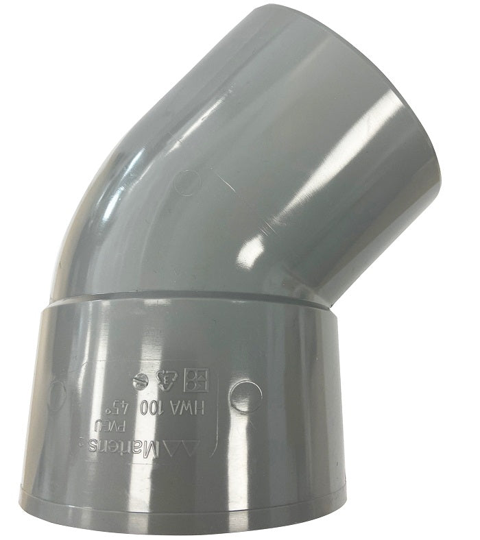 Nicolle/ Jimten/ Redi Nicolle/ Jimten/ Redi Nicolle hwa bocht mof verjongde spie pvc 70 mm x verjongde spie 70 mm 45 graden PVC - productfoto