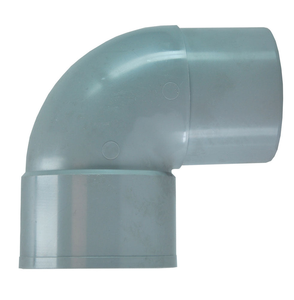 Nicolle/ Jimten/ Redi Nicolle/ Jimten/ Redi Nicolle hwa bocht mof verjongde spie pvc 70 mm x verjongde spie 70 mm 90 graden PVC - productfoto