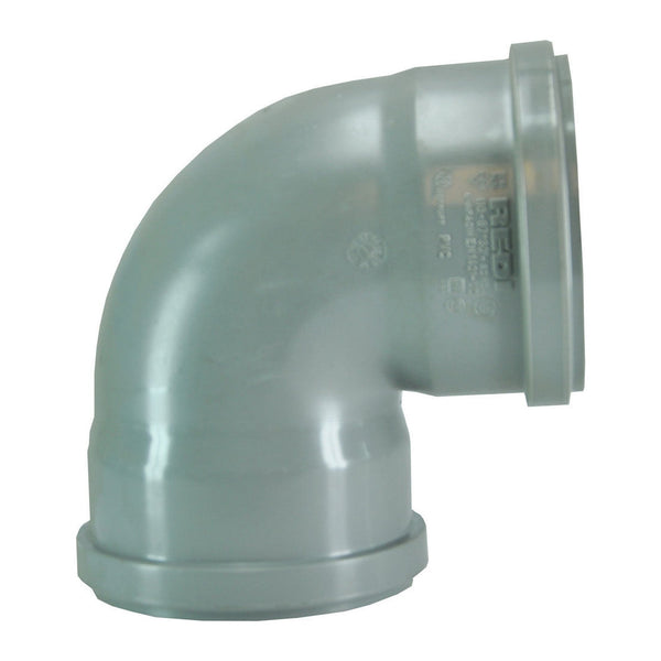 Nicolle afvoerbocht dubbele manchet 110 mm 90 graden PVC