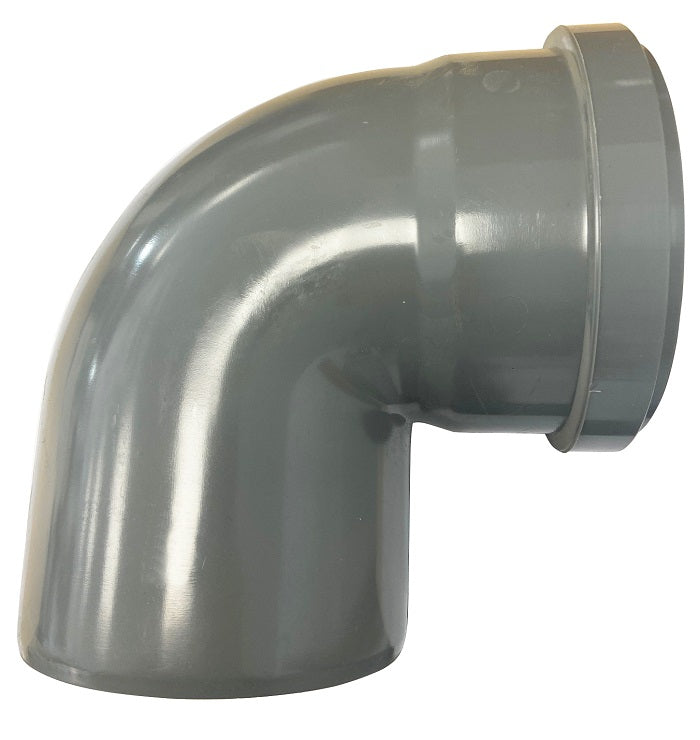 Nicolle/ Jimten/ Redi Nicolle/ Jimten/ Redi Nicolle afvoerbocht manchet spie pvc 110 mm x spie 110 mm 90 graden PVC - productfoto