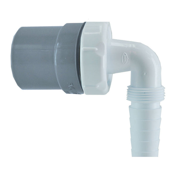 Nicolle machine aansluitstuk recht 40 mm PP/PVC
