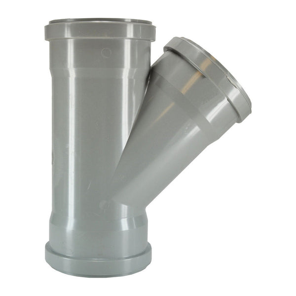 Nicolle T-stuk 3 x manchet 110 mm 45 graden PVC